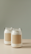 Glass Pantry Jar Small-Batch Bread Flour