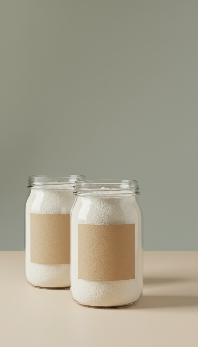 Glass Pantry Jar Small-Batch Bread Flour