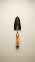 Wrought Iron Trowel Olive Wood Handle